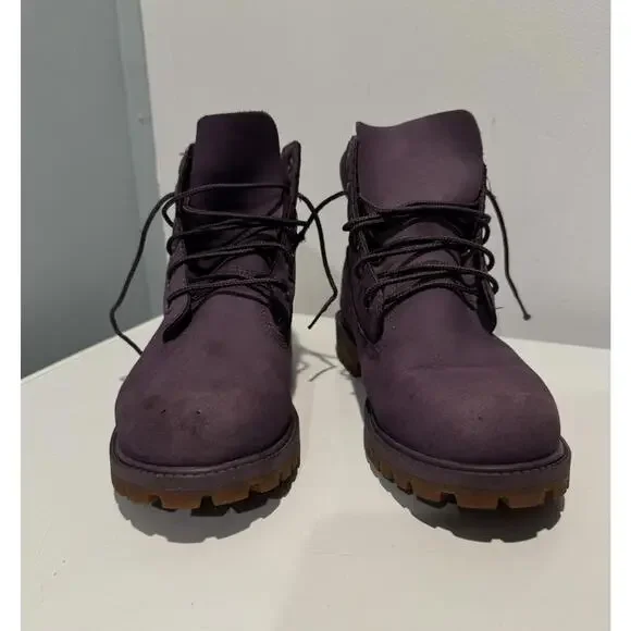 Purple Timberland Boots – Men’s 7 / Women’s 9–9.5 (Big Kids 7) – Fast Shipping! - Picture 5 of 9